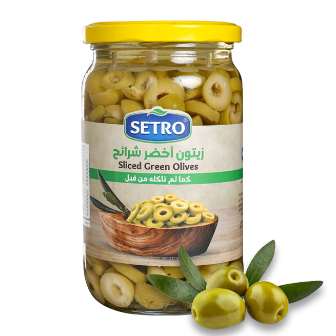 Setro زيتون اخضر شرائح 720 جرام صافى - سترو SETRO : صحتك فلاحي